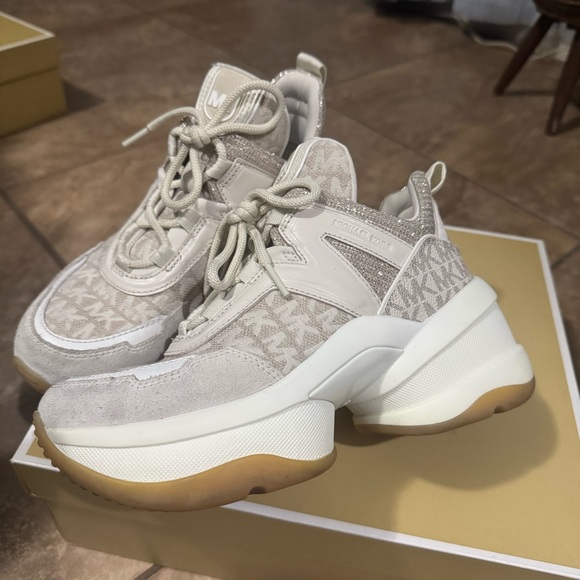 Michael Kors Olympia Trainer Sneakers - Picture 7 of 13